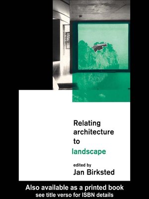 cover image of Relating Architecture to Landscape